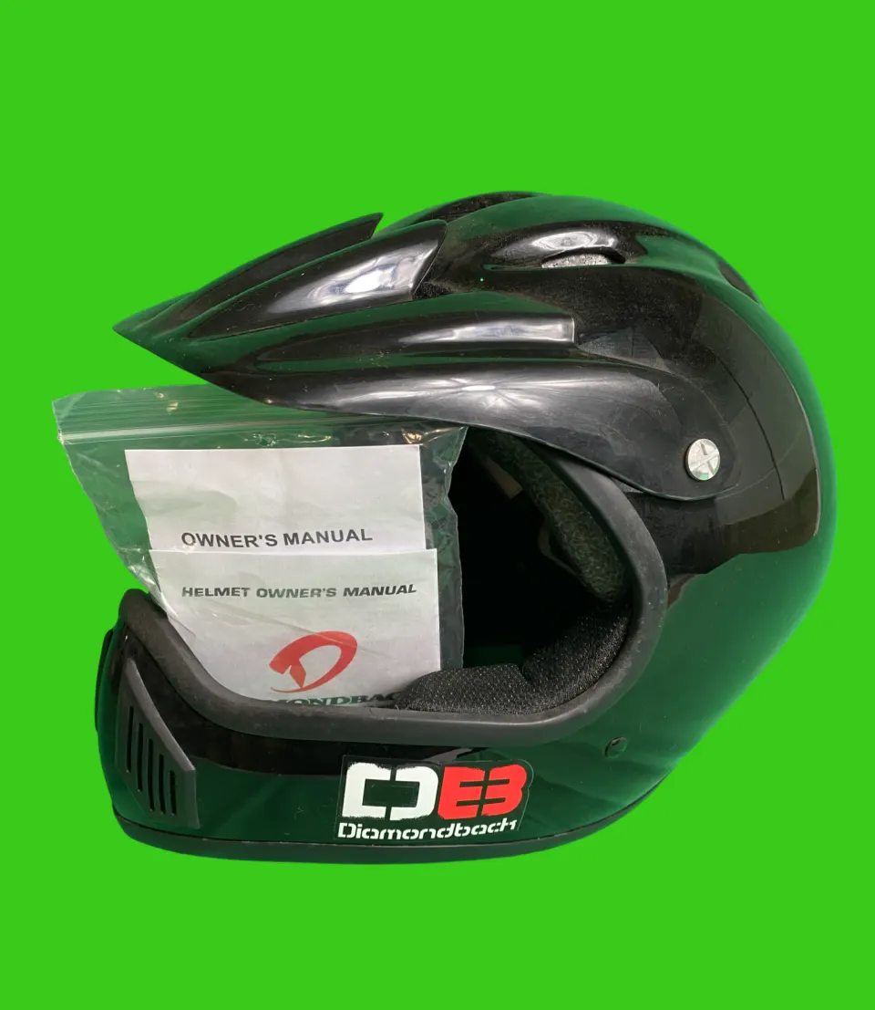 DiamondBack Full Face Helmet - Black RRP 79.95