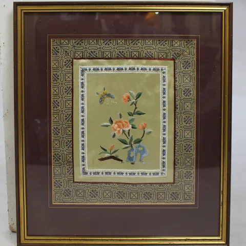 Silk Artwork Framed