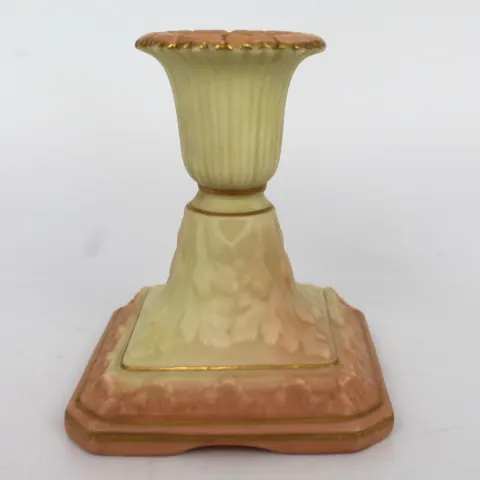 Locke & Co. Worcester Blush Candlestick c.1910