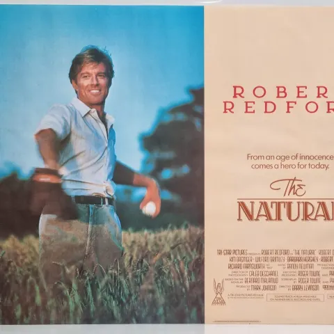 Original Cinema Poster "The Natural" Robert Redford