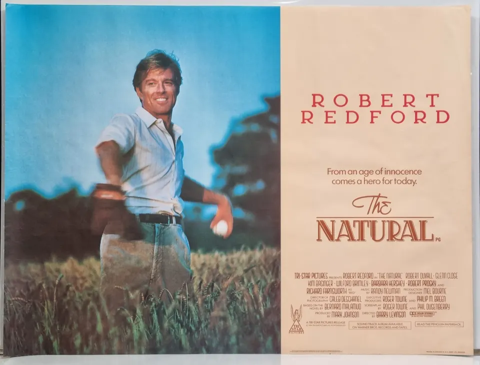 Original Cinema Poster "The Natural" Robert Redford