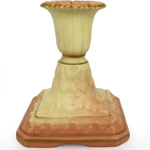 Locke & Co. Worcester Blush Candlestick c.1910