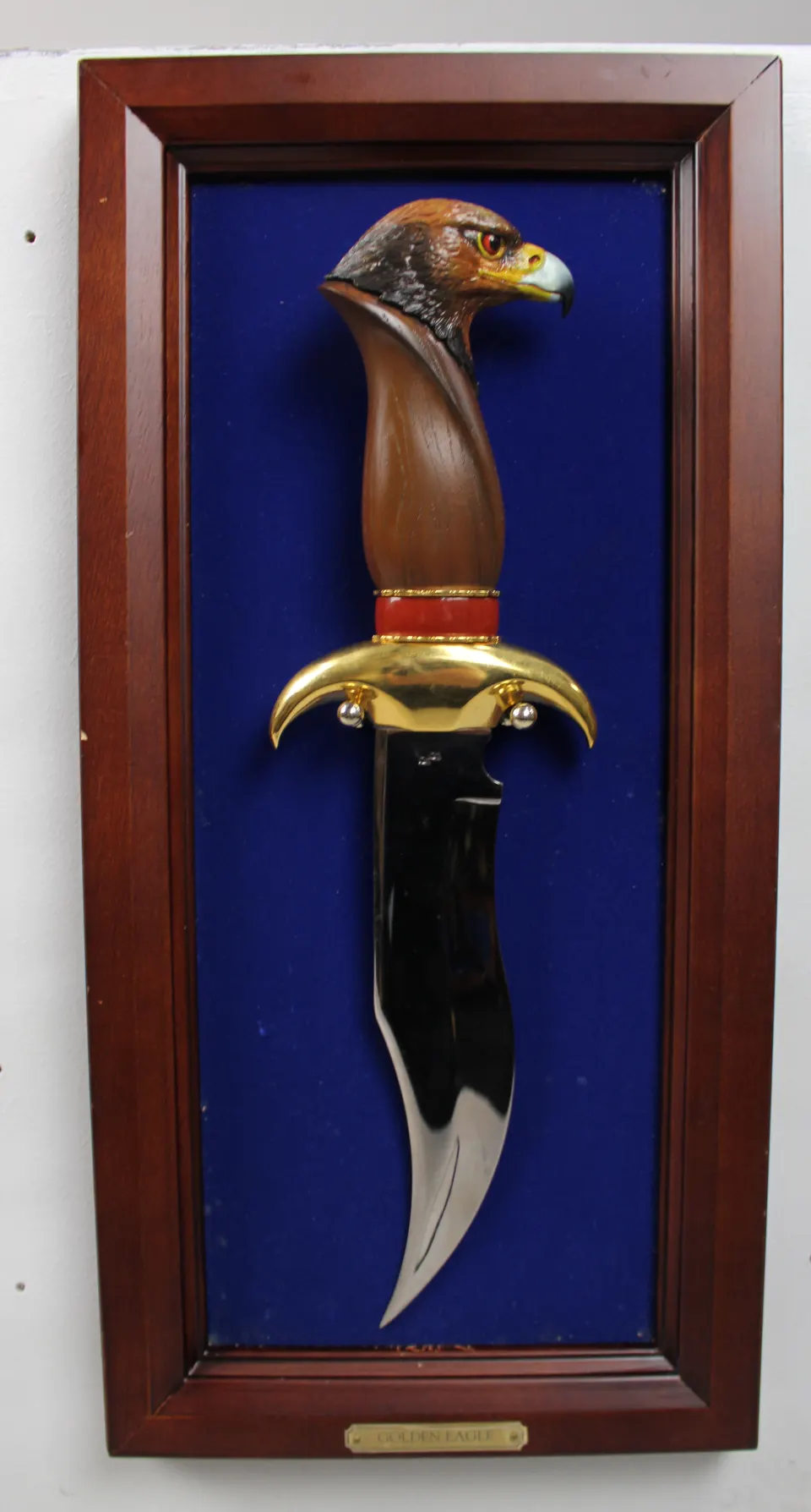 Franklin Mint Golden Eagle Decorative Dagger