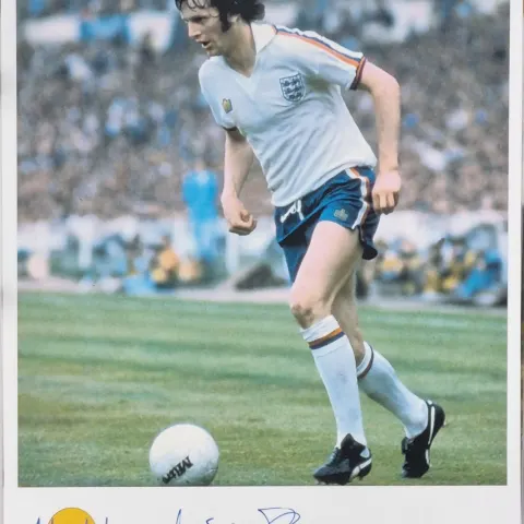 Mick Channon Original Signature