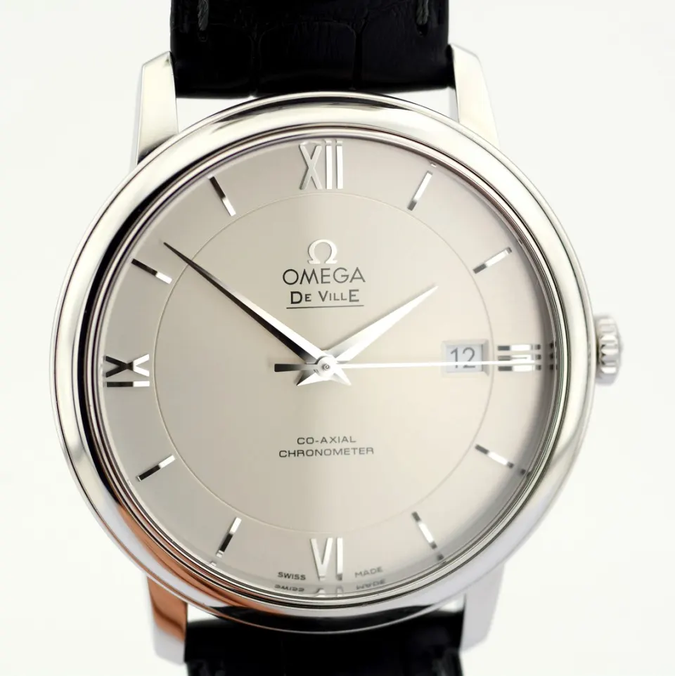 Omega/De Ville Co-Axial Chronometer Prestige Automatic - Gentlemen's Steel Wristwatch