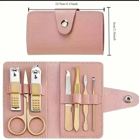 Nail Clippers Manicure Tool Set, With Portable Travel Case