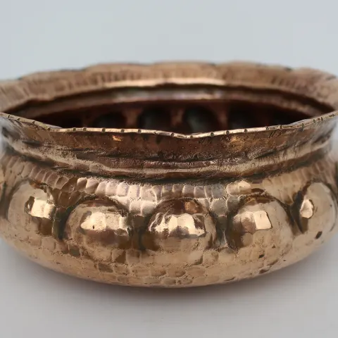 Antique Art Nouveau Copper Bowl c.1900