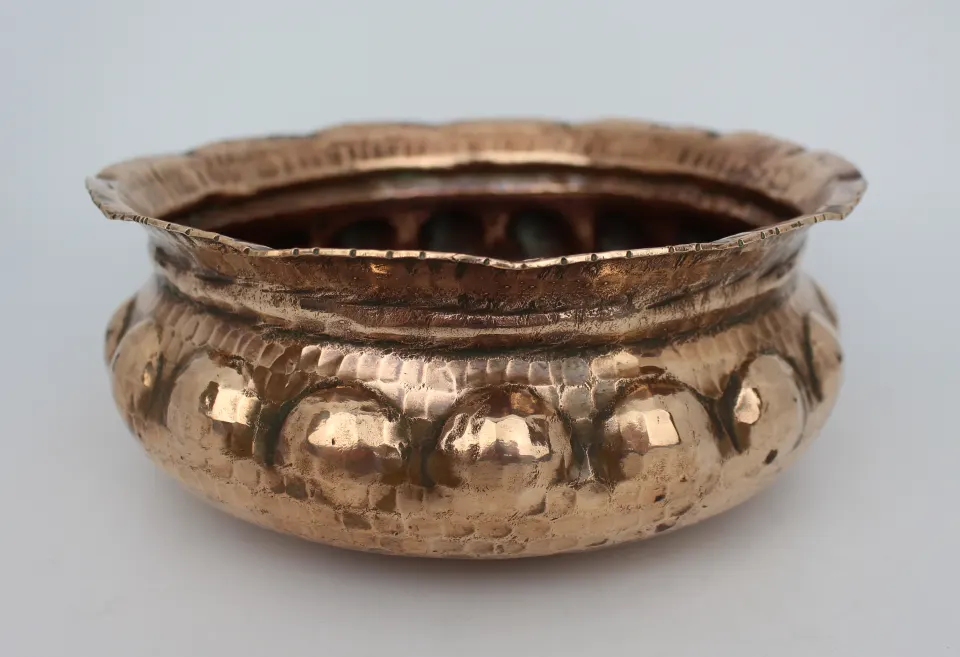 Antique Art Nouveau Copper Bowl c.1900