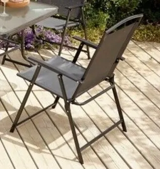 (141/6B) Lot RRP £150. 6x Miami Black Folding Chair Charcoal RRP £25 Each. Dimensions: (71 x 56 x 9