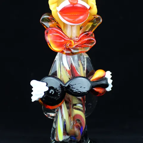 Vintage Venetian Murano Glass Clown