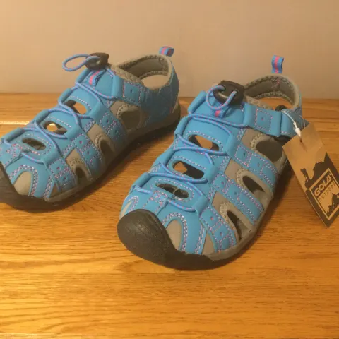 Gola Women's “Shingle 3” Hiking Sandals, Blue/Grey/Pink, Size 4, Brand New