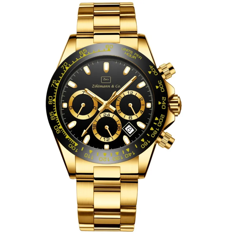 MENS ZIHLMANN & CO Z400 CHRONOGRAPH WATCH - NEW IN BOX