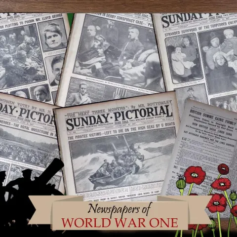 Collection 5 WW1 Authentic Antique Newspapers War Reports & Pictures-17.