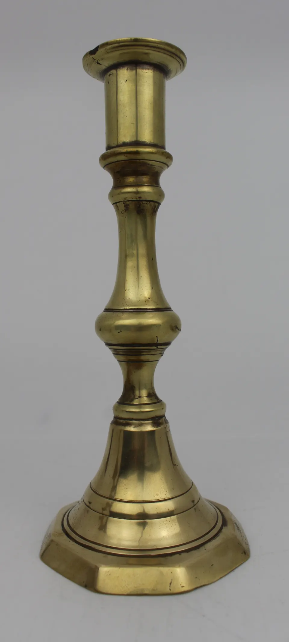 Georgian Style Brass Candlestick