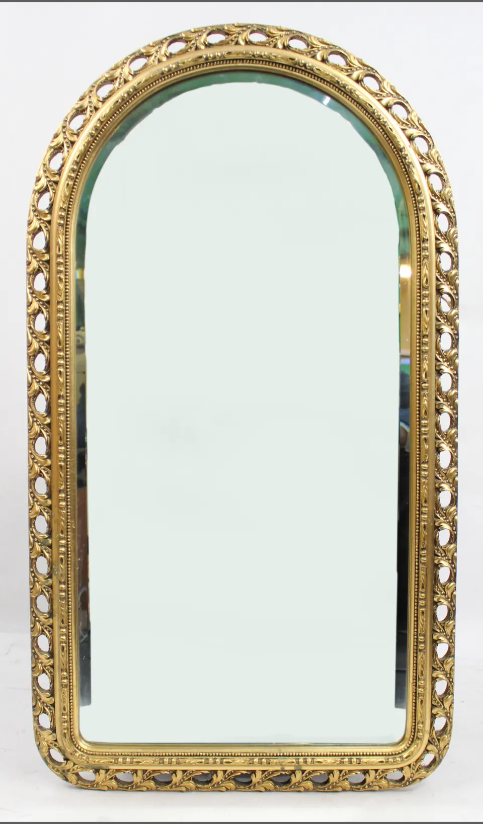 Pair of Arched Giltwood Mirrors
