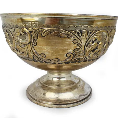 Edwardian Solid Silver Bowl London 1901