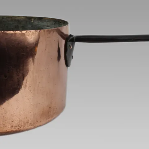 Very Large Georgian Copper Saucepan