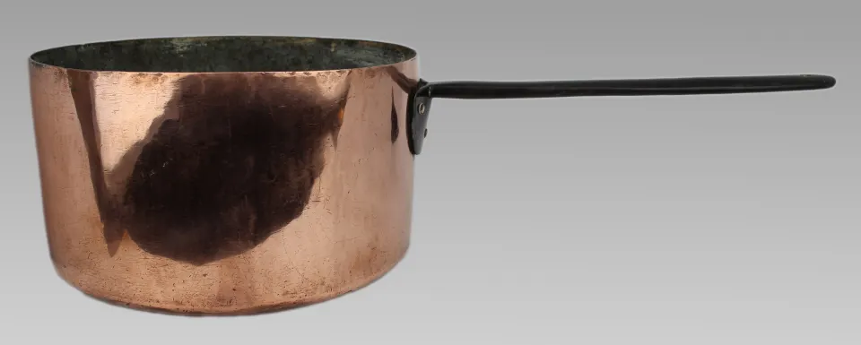 Very Large Georgian Copper Saucepan
