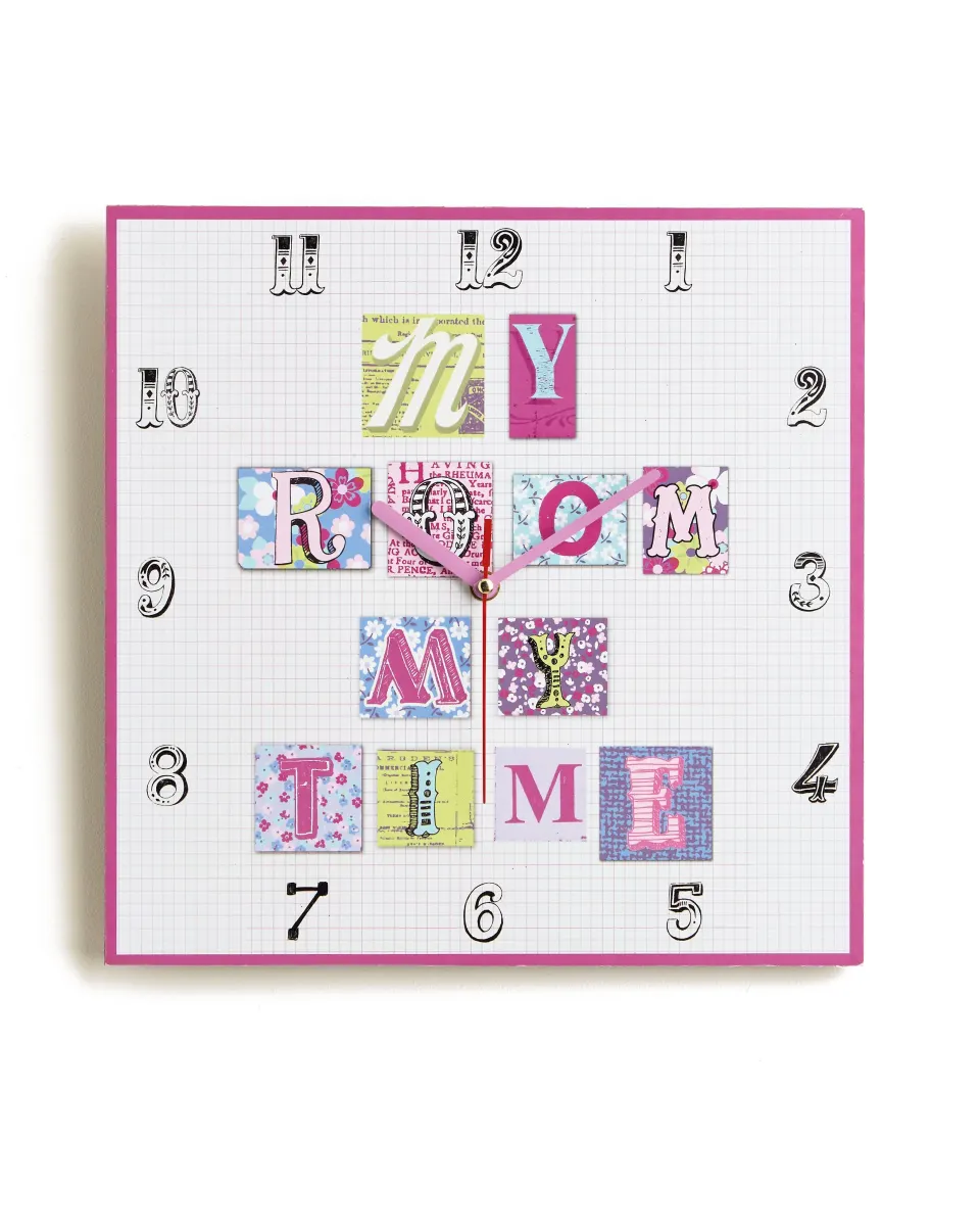12 x Arthouse - Patchwork Hearts Clocks 30x30cm RRP 107.88