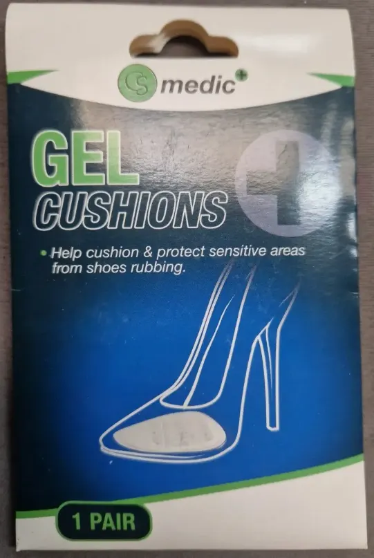25 X CS MEDIC GEL CUSHIONS FOR FEET PTOTECT SENSITIVE AREAS FROM SHOES RUBBING