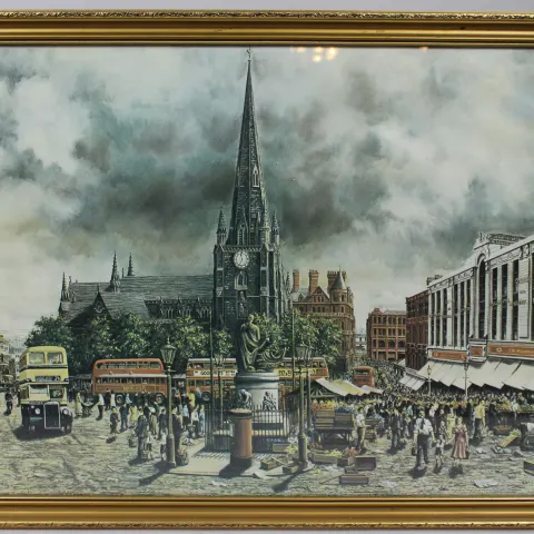The Bull Ring Birmingham Framed Print