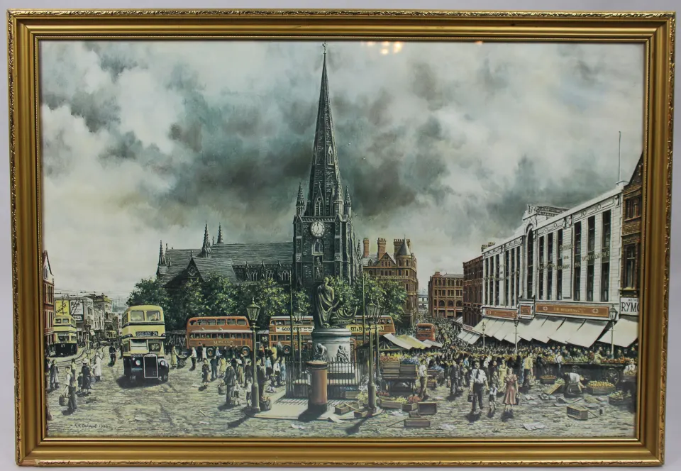 The Bull Ring Birmingham Framed Print