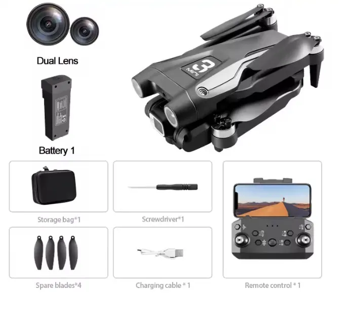 Original Z908 Pro / Z908 MAX Foldable RC Quadcopter With Camera & Optical Flow