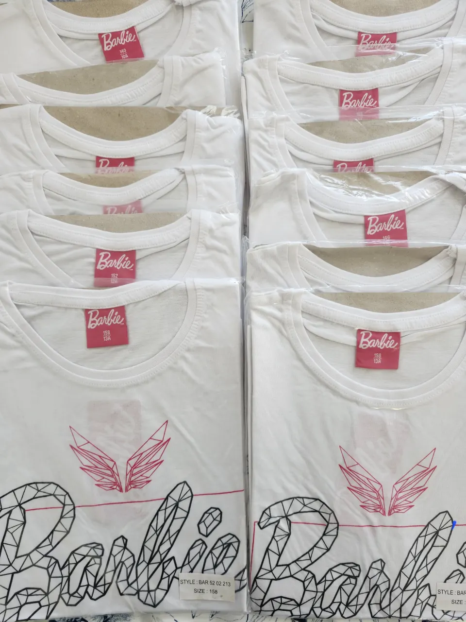 130 Pcs Children's T-Shirts – Mixed Licensed Designs