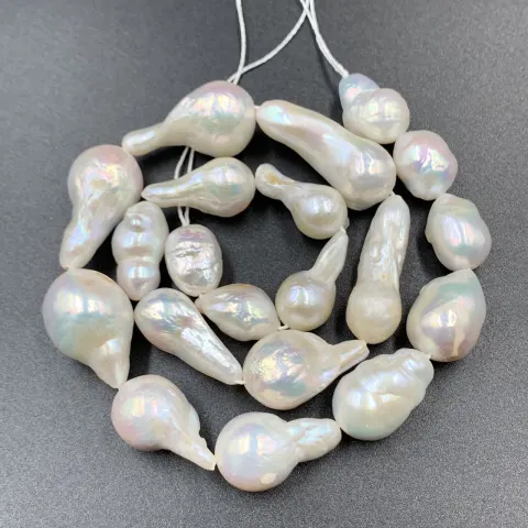 BRK-43, Beautiful Barrock Pearls Beads Strand