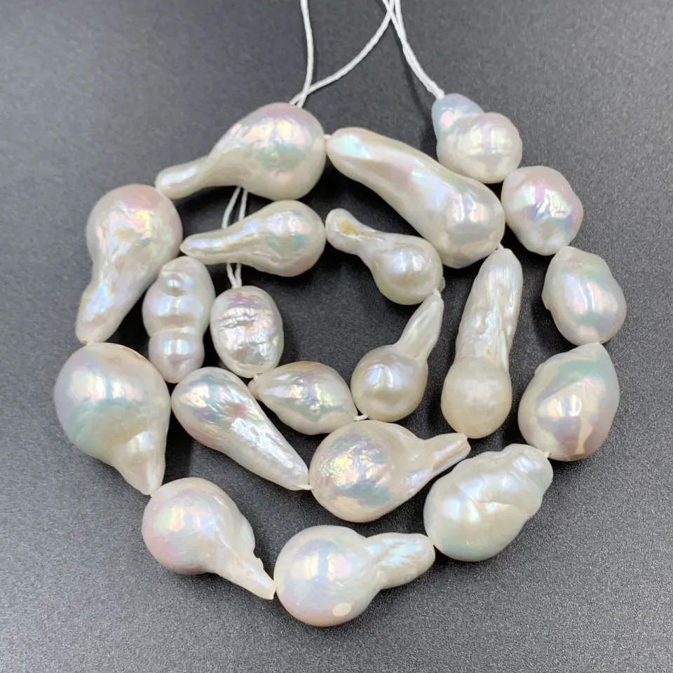 BRK-43, Beautiful Barrock Pearls Beads Strand
