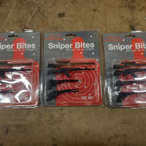 3 X Set of 12 cocktail sticks sniper bites. RRP £15 - GRADE A