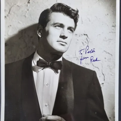 Rock Hudson Original Signature
