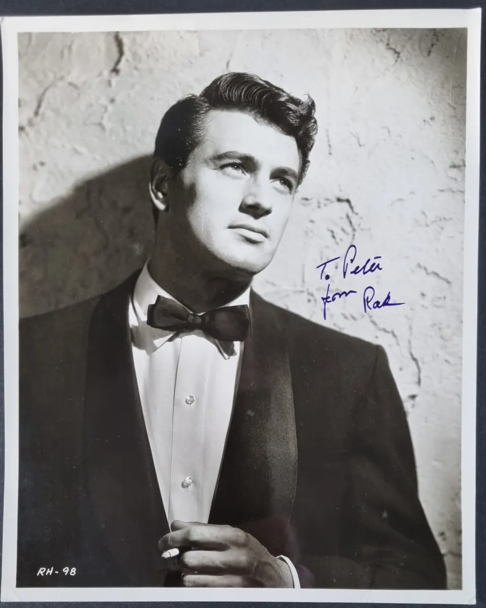 Rock Hudson Original Signature