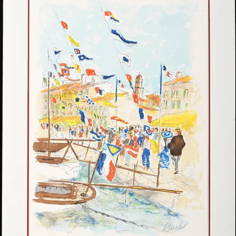 Urbain Huchet Signed Artist Proof Lithograph