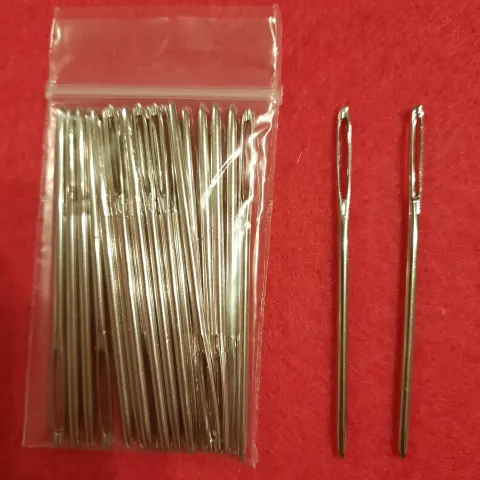 100 Large Tapestry Needles and Bag of Small Tapestry Needles