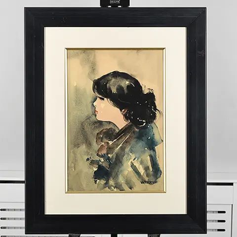 Original Framed Watercolour by Tedeschi