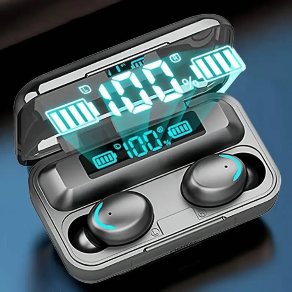 TWS Wireless Earbuds, Stereo Sound Headphones, Sport Headset, In Ear Earphones With LED Display