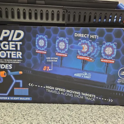 Target Shootem Electric Moving Target Game Brand New Sealed RRP £19.99.
