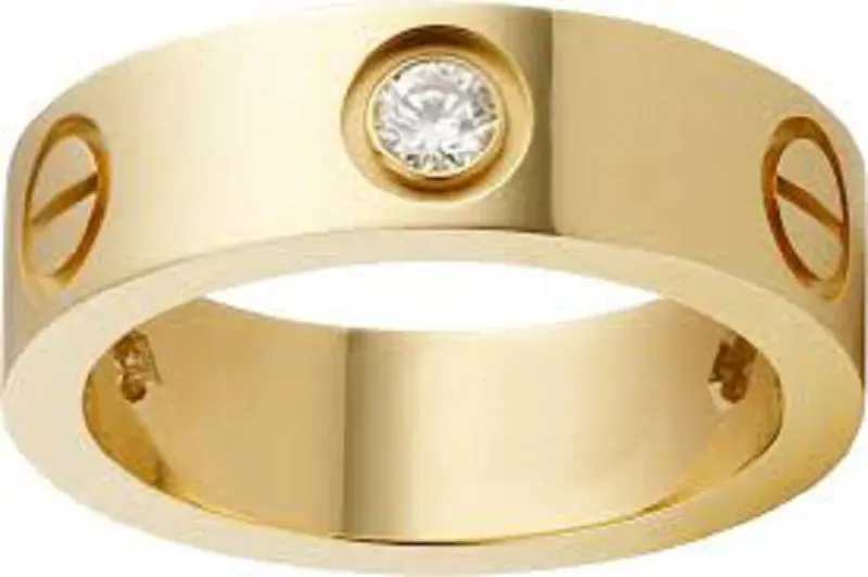 18 K / 750 Yellow Gold Eternity Diamond Band Ring