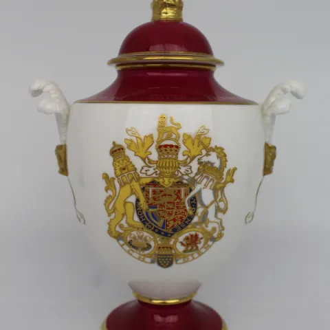 Royal Worcester Royal Marriage Vase