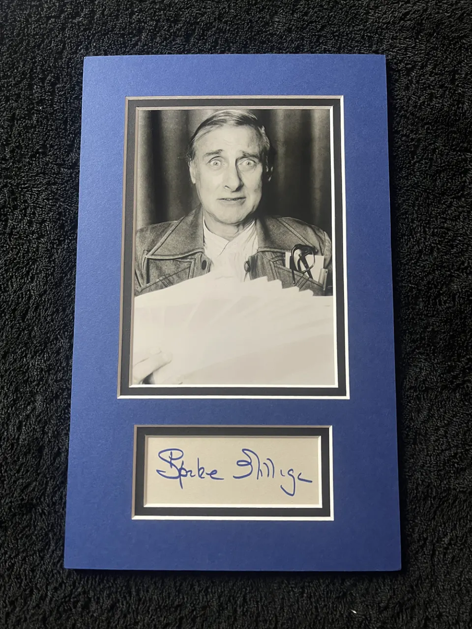 Spike Milligan Signed