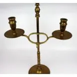 Vintage Brass Adjustable Twin Branch Candelabra