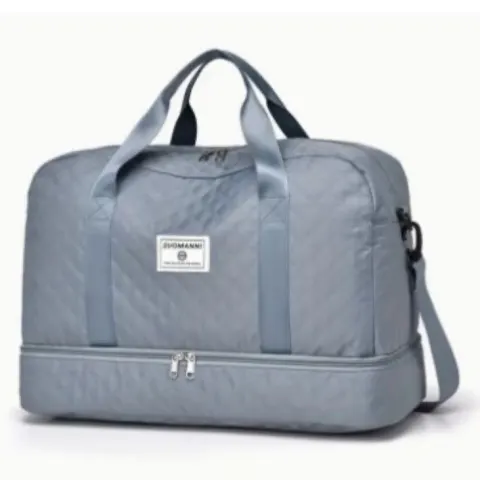 Ultra-Lightweight Large Capacity Argyle Travel Duffle Bag - Spacious & Highly Portable For Overnight