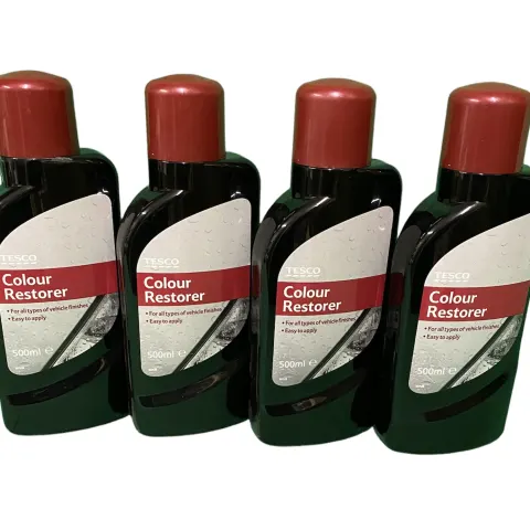 4 x 500ml bottles of Tesco/CarPlan Colour Restorer
