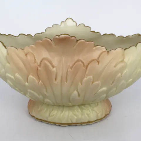 Locke & Co. Worcester Leaf Vase c.1910