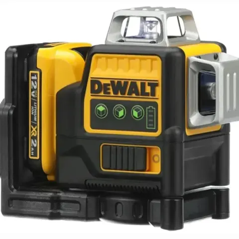DeWalt 3 Sides*360 Degree Vertical Lines Laser Level Horizontal, Green Light Level Meter