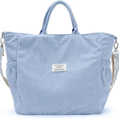 Corduroy Hobo Bag Adjustable Shoulder Strap L4c sku-4226