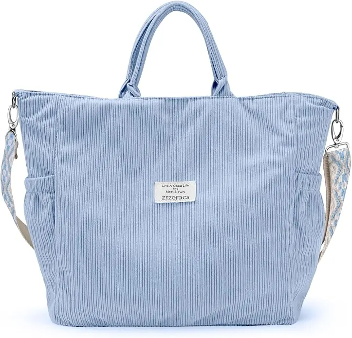 Corduroy Hobo Bag Adjustable Shoulder Strap L4c sku-4226