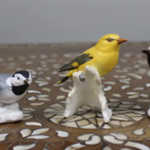 Collection of 4 Vintage Goebel Porceain Birds