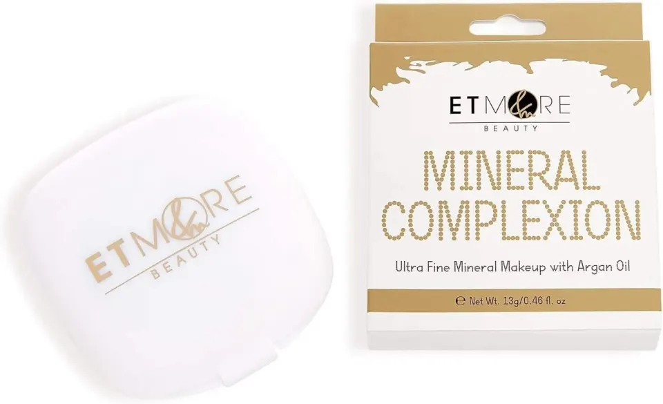 5 X ETMORE BEAUTY – Face Powder Foundation, Mineral Pressed Powder Longwear. RRP £100 - GRADE A